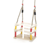 9.5 x 11.75 Wooden Baby Swing with Hanging Ropes - Image 2