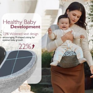 Baby Hip Seat Carrier with Adjustable Waistband 3D Belly Protector